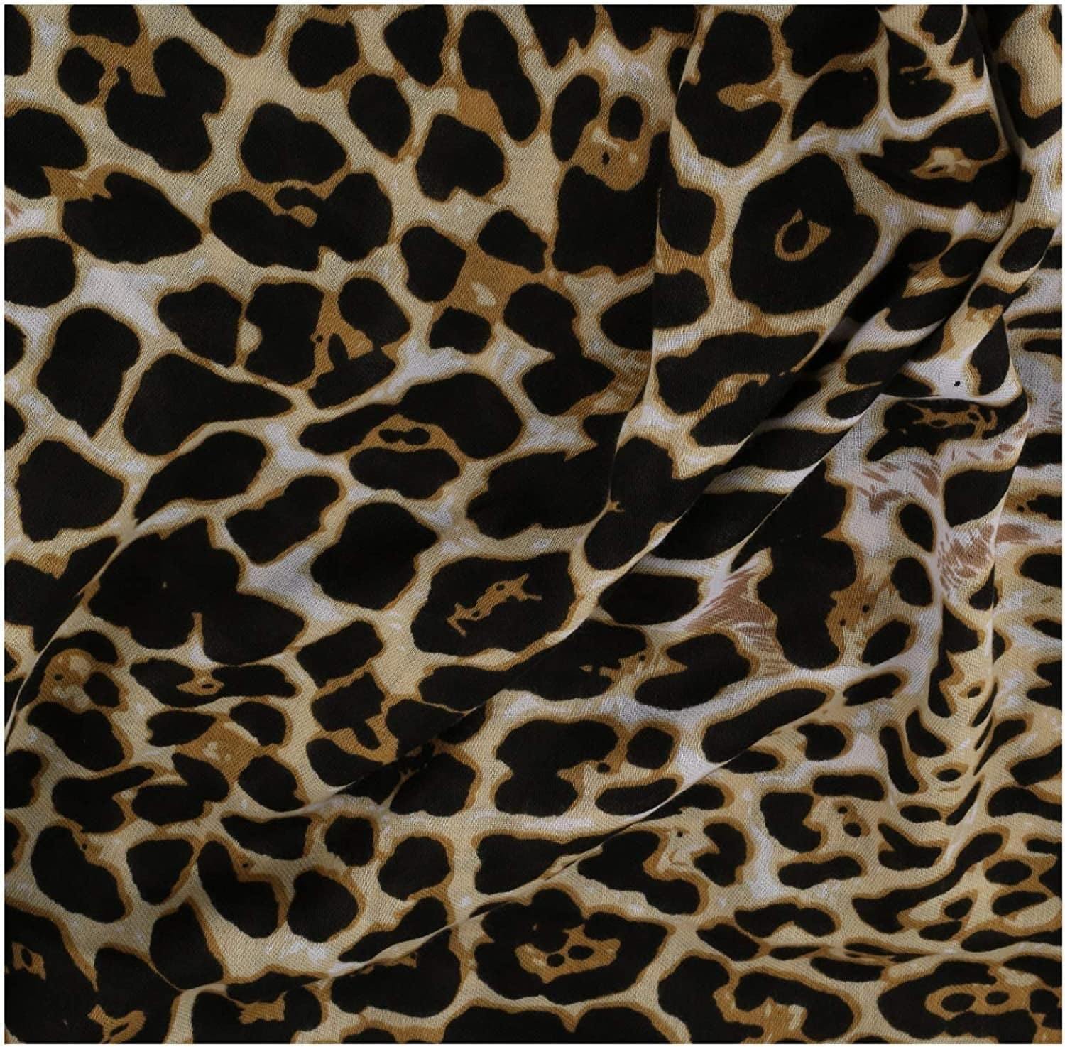 Womens Leopard Print Scarf Large Blanket Wrap Shawl Cheetah Scarves. Apparel & Accessories > Clothing Accessories > Scarves & Shawls AIWANK   