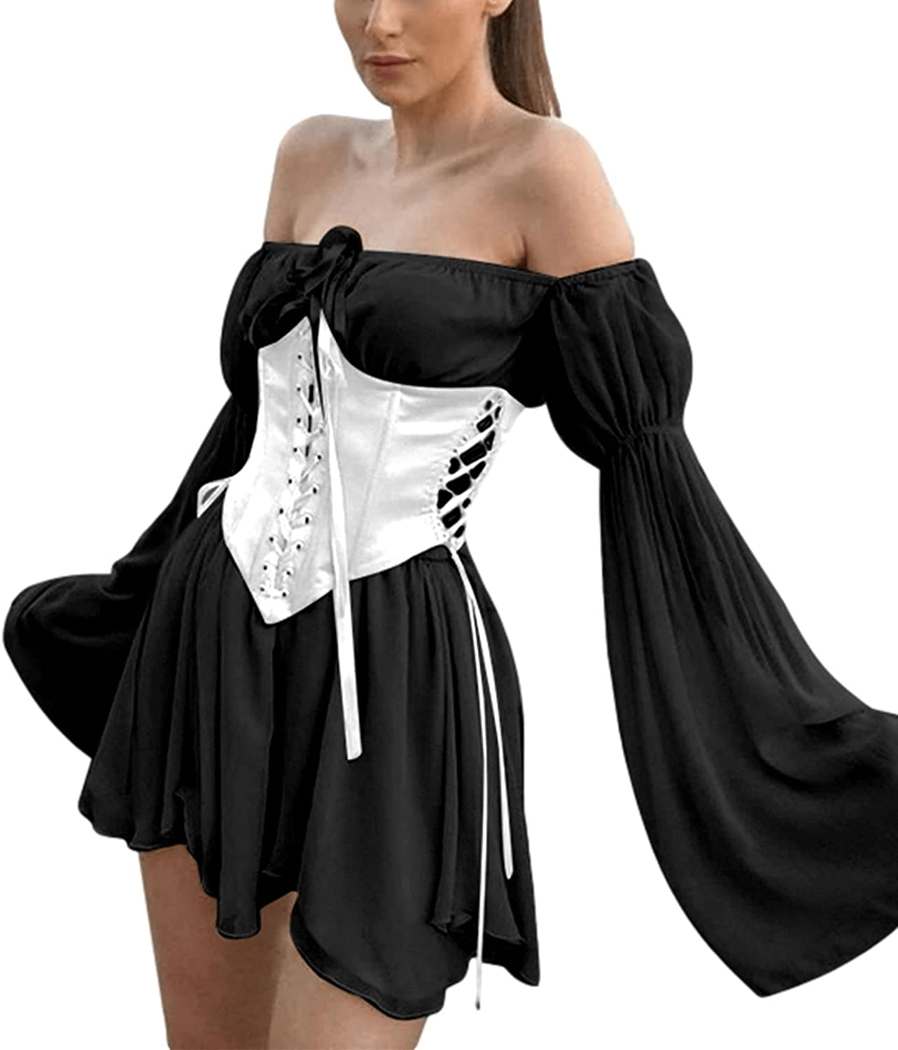 Womens Sexy Waist Trainer Belt Corset Push up Underbust Bustier Tube Oil Print Crop Top Body Shaper Apparel & Accessories > Clothing > Underwear & Socks > Lingerie BSaogr   