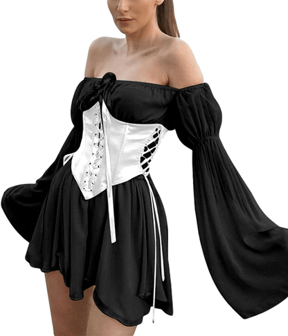 Womens Sexy Waist Trainer Belt Corset Push up Underbust Bustier Tube Oil Print Crop Top Body Shaper Apparel & Accessories > Clothing > Underwear & Socks > Lingerie BSaogr   