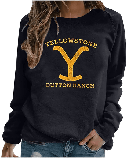 Womens Shirts Sweatshirt Hoodies Valentine'S Day Apparel Independence Day Novelty Long Sleeve Casual Top Girl Pullover Apparel & Accessories > Clothing > Activewear Kylie Max   