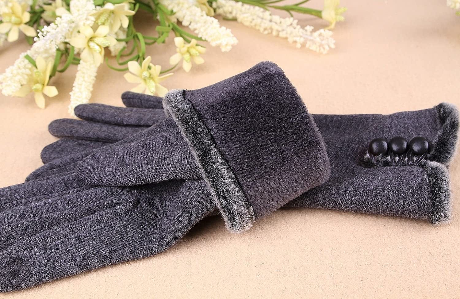 Womens Winter Gloves Warm Lined Touch Screen Driving Gloves (1Pack/2Pack/3Pack) Apparel & Accessories > Clothing Accessories > Gloves & Mittens T-GOTING   