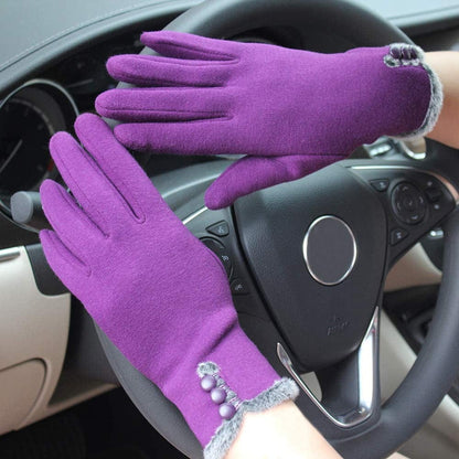 Womens Winter Gloves Warm Lined Touch Screen Driving Gloves (1Pack/2Pack/3Pack) Apparel & Accessories > Clothing Accessories > Gloves & Mittens T-GOTING Dark Purple  