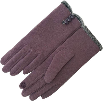 Womens Winter Gloves Warm Lined Touch Screen Driving Gloves (1Pack/2Pack/3Pack) Apparel & Accessories > Clothing Accessories > Gloves & Mittens T-GOTING Light Purple  