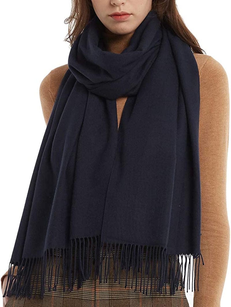 Womens Winter Scarf Cashmere Feel Pashmina Shawl Wraps Soft Warm Blanket Scarves for Women Apparel & Accessories > Clothing Accessories > Scarves & Shawls No   