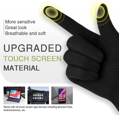 Womens Winter Warm Gloves with Sensitive Touch Screen Texting Fingers, Fleece Lined Windproof Gloves Apparel & Accessories > Clothing Accessories > Gloves & Mittens Alepo   