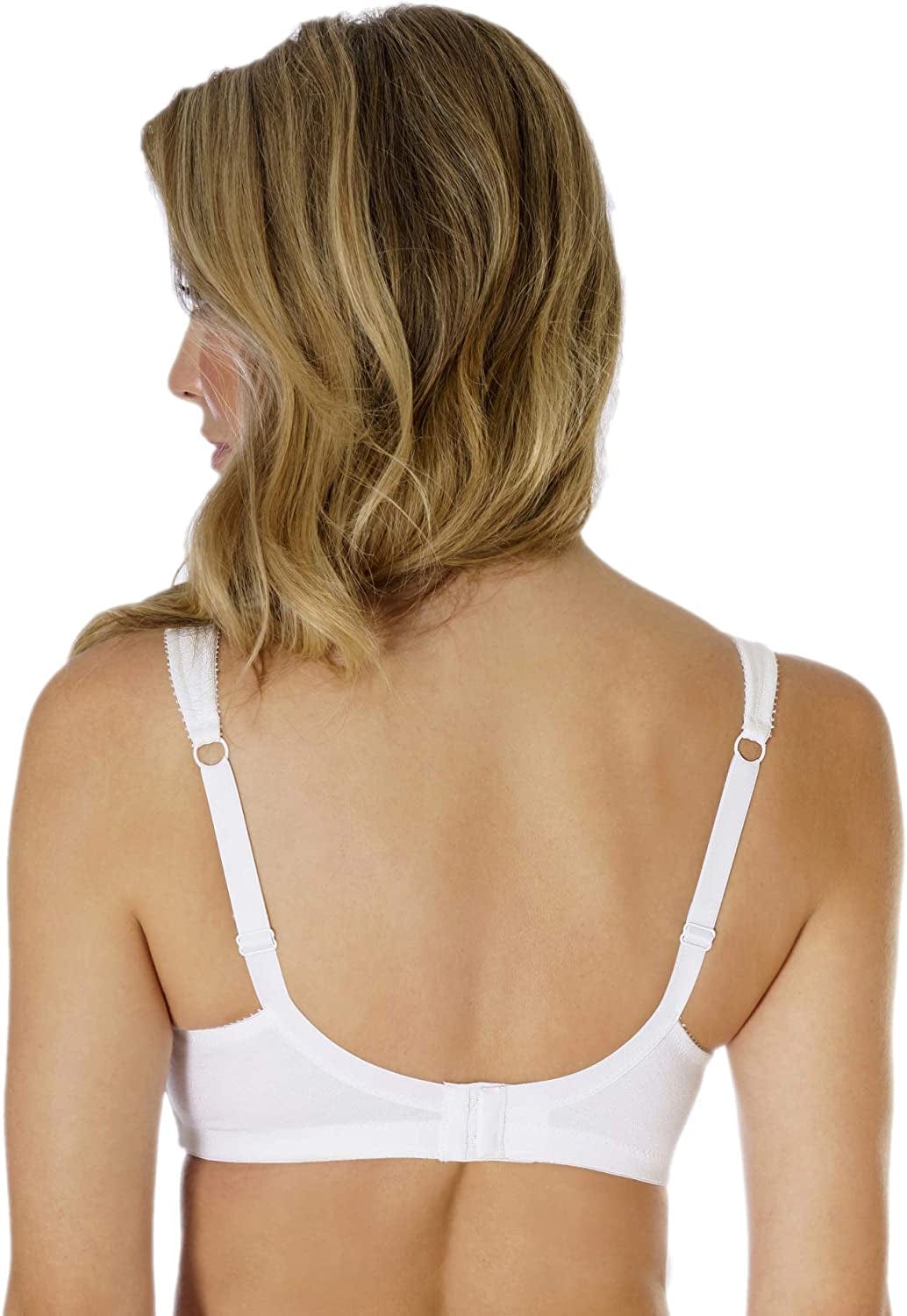 Womens Wireless Soft Bra with Padded Straps, Collection Clean Cotton