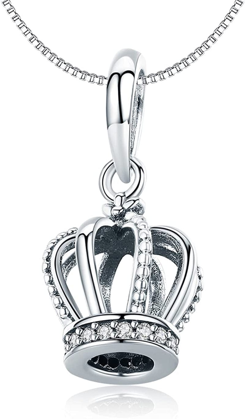 WOSTU 925 Sterling Silver Exquisite Charms Pink Love Heart Bead Charm for Bracelets the Key of Heart Charms Beads for Women Girls… Apparel & Accessories > Jewelry > Bracelets WOSTU   