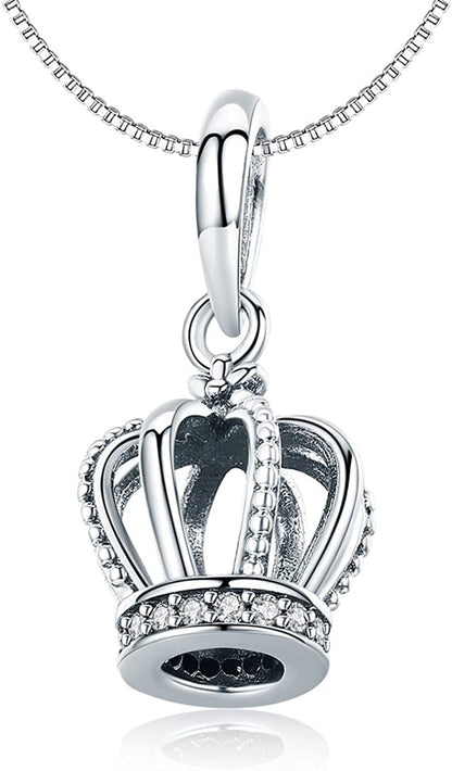 WOSTU 925 Sterling Silver Exquisite Charms Pink Love Heart Bead Charm for Bracelets the Key of Heart Charms Beads for Women Girls… Apparel & Accessories > Jewelry > Bracelets WOSTU   