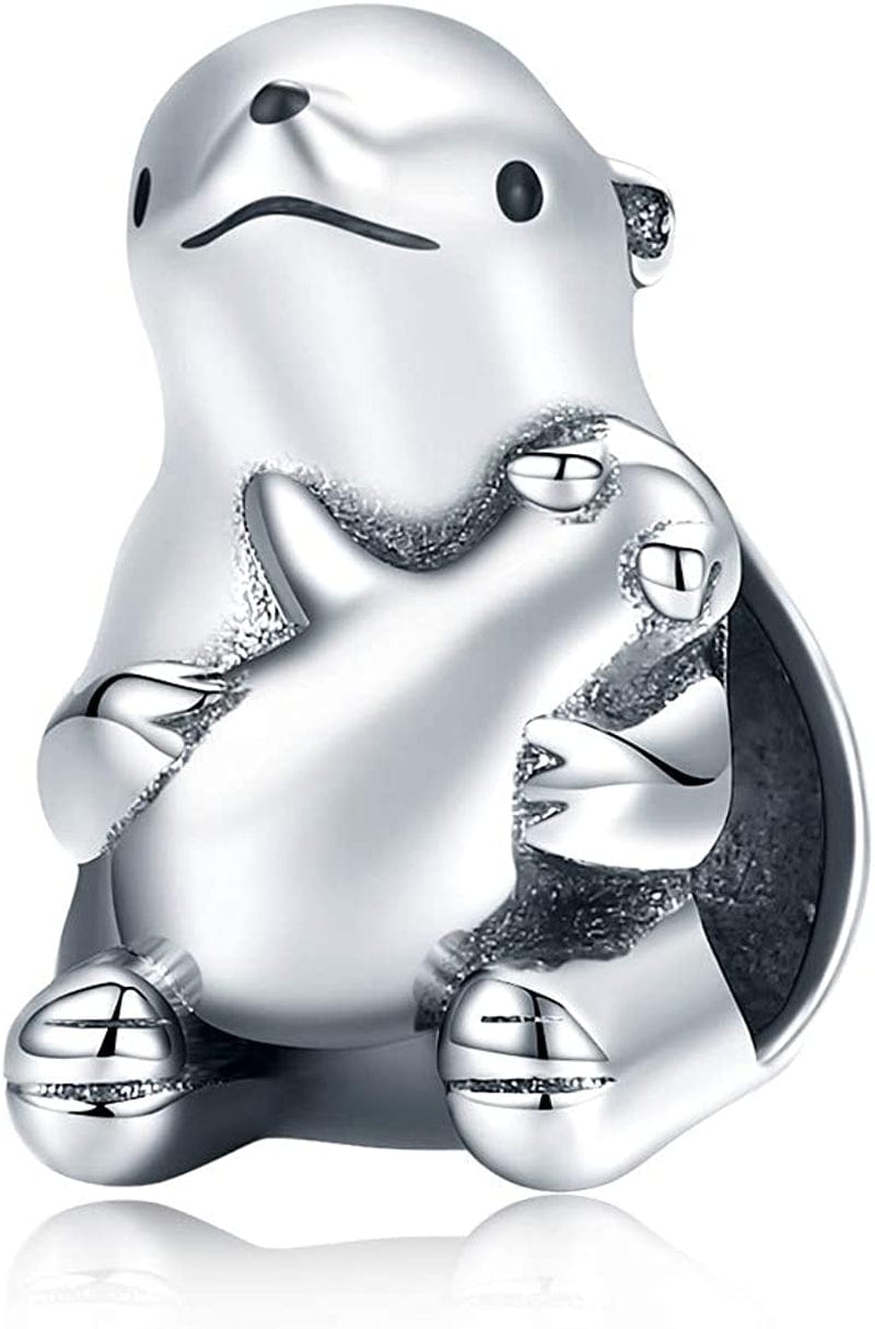 WOSTU 925 Sterling Silver Exquisite Charms Pink Love Heart Bead Charm for Bracelets the Key of Heart Charms Beads for Women Girls… Apparel & Accessories > Jewelry > Bracelets WOSTU Polar Bear  
