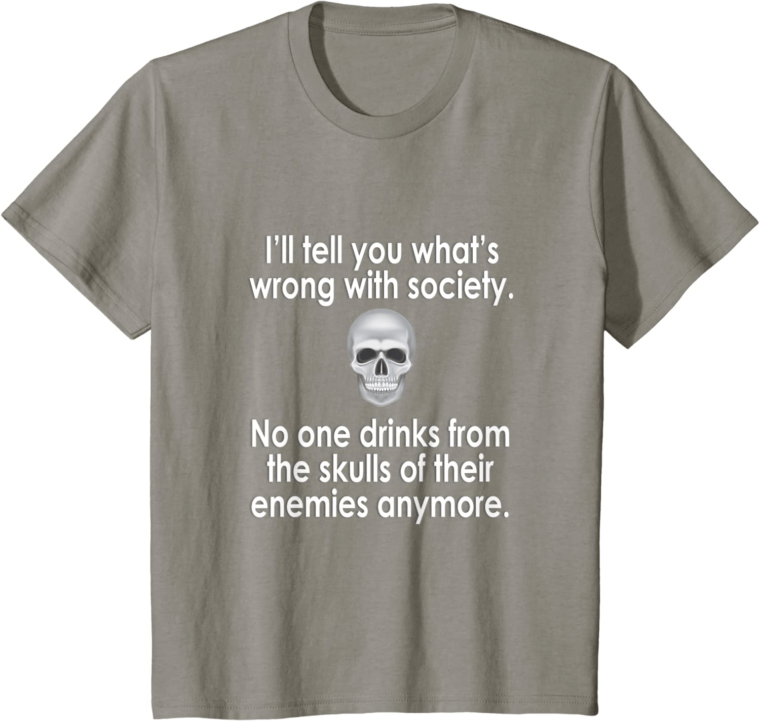 Wrong Society | Drink From The Skull Of Your Enemies T Shirt Arts & Entertainment > Party & Celebration > Gift Giving Splendid Slate Youth Kids 4