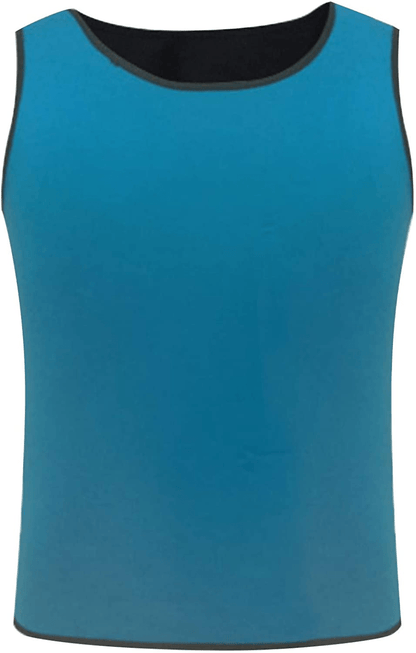WUAI Men'S Hot Sweat Sauna Vest Body Shaper Slimming Tank Top Weight Loss Waist Trainer Workout Shirt Shapewear Apparel & Accessories > Clothing > Underwear & Socks > Shapewear WUAI-Accessories   