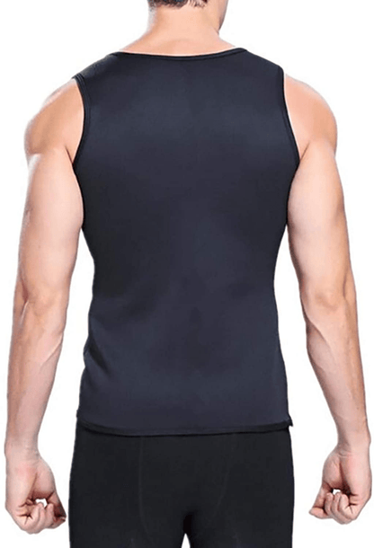 WUAI Men'S Hot Sweat Sauna Vest Body Shaper Slimming Tank Top Weight Loss Waist Trainer Workout Shirt Shapewear Apparel & Accessories > Clothing > Underwear & Socks > Shapewear WUAI-Accessories   