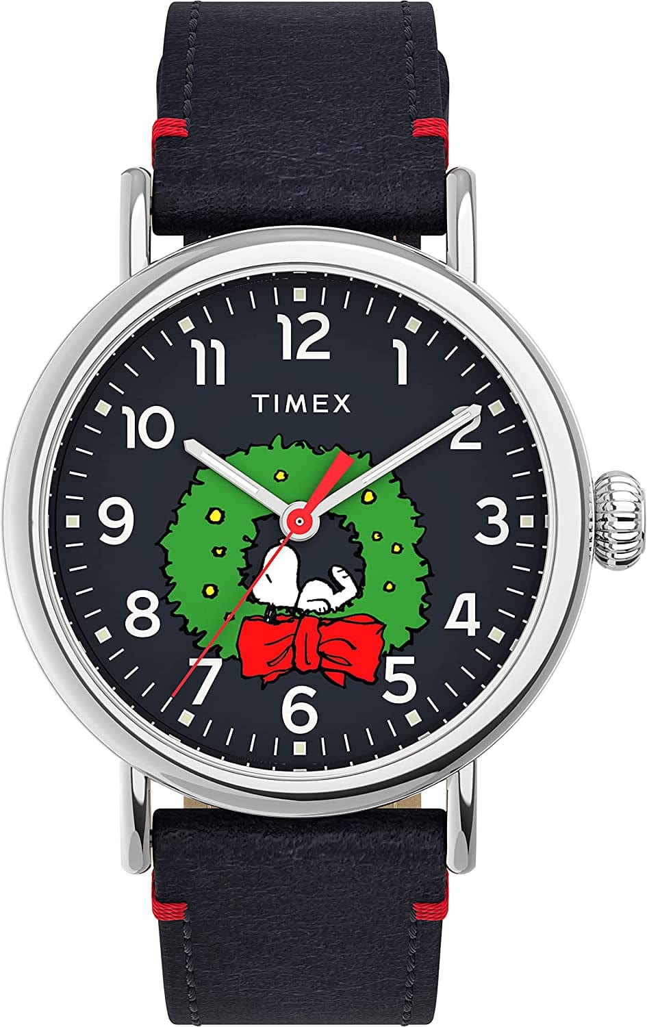 X Peanuts Standard 40Mm Watch Peanuts Christmas Blue/Silver-Tone/Blue