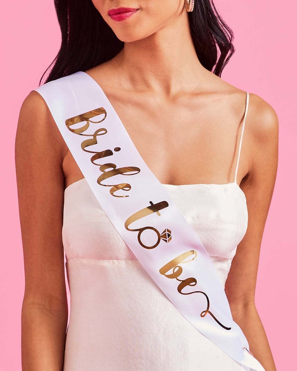 Xo, Fetti Bachelorette Party Decorations Sash - Bride to Be | Bridal Shower Decorations | Engagement Party Decoration | Sash for Bride - Bachelorette Favor Apparel & Accessories > Clothing Accessories > Sashes xo, Fetti   