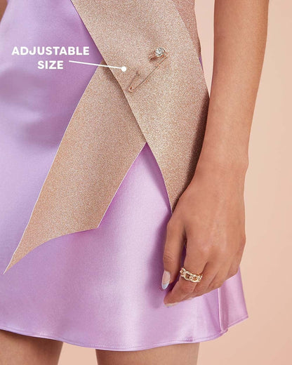 Xo, Fetti Birthday Girl Sash - Rose Gold Glitter + Foil | Birthday Party Decorations - 16Th, 21St, 30Th, 40Th, 50Th, Birthday Queen Apparel & Accessories > Clothing Accessories > Sashes xo, Fetti   