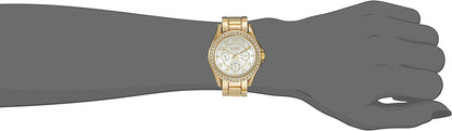 XOXO Women'S XO178 Rhinestone-Accented Gold-Tone Watch