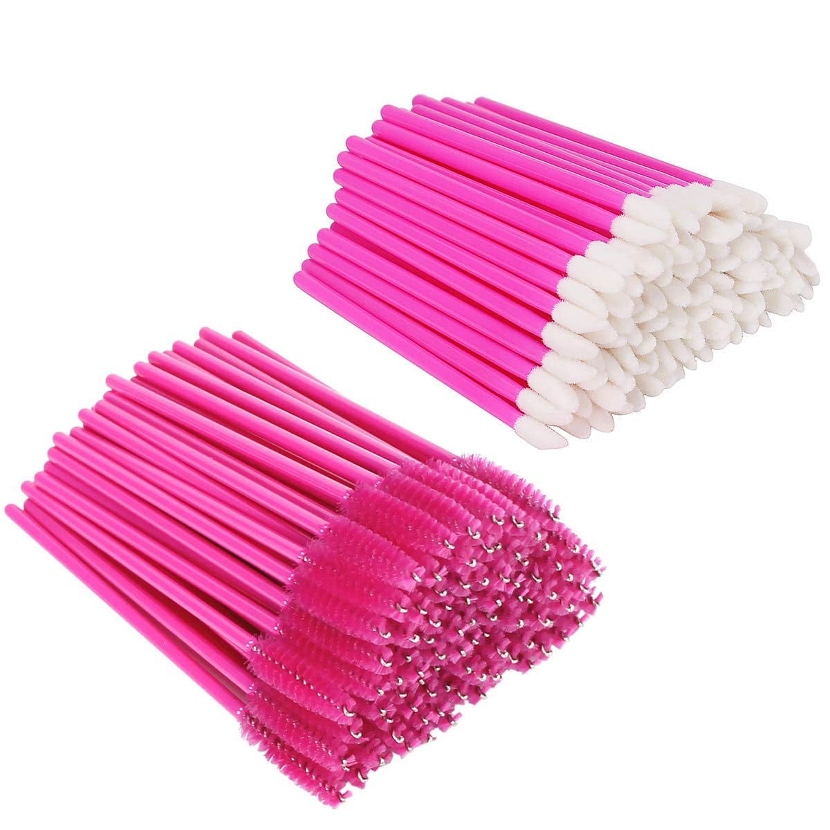 Xvbond 100PCS Mascara Brushes Wands Applicator Eyelash Brush with 100PCS Lip Brushes Lipstick Lip Gloss Wands Applicator Makeup Beauty Tool Kits (Rose) Health & Beauty > Personal Care > Cosmetics > Cosmetic Tools > Skin Care Tools XVbond   