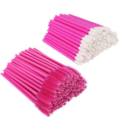 Xvbond 100PCS Mascara Brushes Wands Applicator Eyelash Brush with 100PCS Lip Brushes Lipstick Lip Gloss Wands Applicator Makeup Beauty Tool Kits (Rose) Health & Beauty > Personal Care > Cosmetics > Cosmetic Tools > Skin Care Tools XVbond   