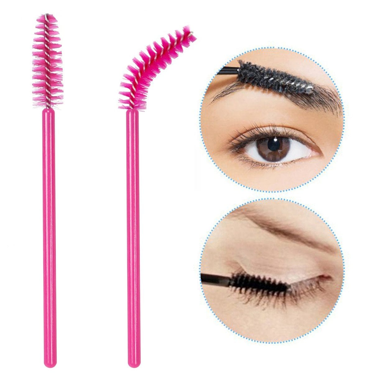 Xvbond 100PCS Mascara Brushes Wands Applicator Eyelash Brush with 100PCS Lip Brushes Lipstick Lip Gloss Wands Applicator Makeup Beauty Tool Kits (Rose) Health & Beauty > Personal Care > Cosmetics > Cosmetic Tools > Skin Care Tools XVbond   