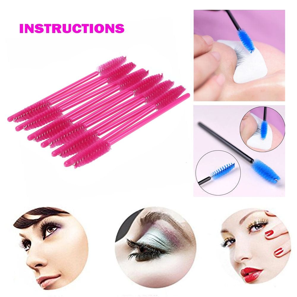 Xvbond 100PCS Mascara Brushes Wands Applicator Eyelash Brush with 100PCS Lip Brushes Lipstick Lip Gloss Wands Applicator Makeup Beauty Tool Kits (Rose) Health & Beauty > Personal Care > Cosmetics > Cosmetic Tools > Skin Care Tools XVbond   