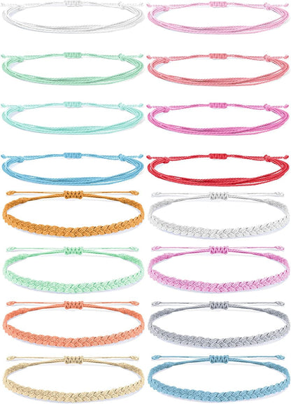 YANCHUN String Bracelets for Teen Girls Boho Breach Bracelet for Women Surfer Waterproof Anklet Friendship Bracelets for Men Apparel & Accessories > Jewelry > Bracelets YANCHUN C:Beach style  