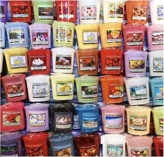 Yankee Candle Votives - Grab Bag of 10 Assorted Votive Candles - Random Mixed Scents 10 Ct Random Mixed
