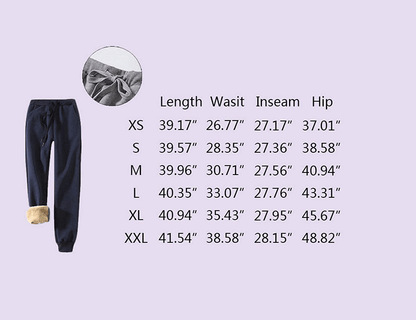 Yeokou Women'S Warm Sherpa Lined Athletic Sweatpants Jogger Fleece Pants Apparel & Accessories > Clothing > Activewear Kylie Max   