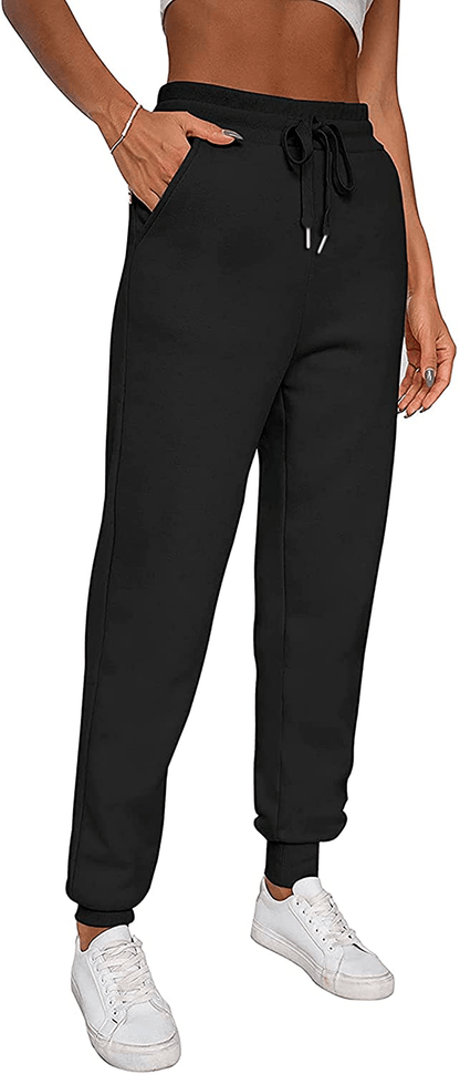 Yeokou Women'S Warm Sherpa Lined Athletic Sweatpants Jogger Fleece Pants Apparel & Accessories > Clothing > Activewear Kylie Max   