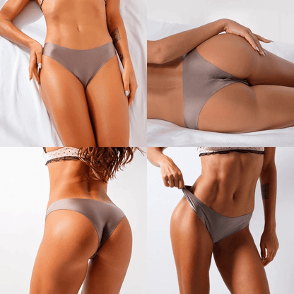 YESUBELU Seamless Underwear Women Half Back Coverage Bikini Sets for Women 4-Pack Apparel & Accessories > Clothing > Underwear & Socks > Underwear YESUBELU   