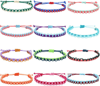 Yfstyle 12Pcs Summer Beach Surfer Wave Bracelets Adjustable Handmade Waterproof Braided String Beaded Anklets Starfish Turtle Infinity Ankle Bracelet for Women Girls Boho Jewelry for Summer-B Apparel & Accessories > Jewelry > Bracelets yfstyle 12bracelets  