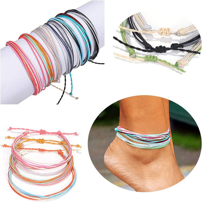 Yfstyle 12Pcs Summer Beach Surfer Wave Bracelets Adjustable Handmade Waterproof Braided String Beaded Anklets Starfish Turtle Infinity Ankle Bracelet for Women Girls Boho Jewelry for Summer-B Apparel & Accessories > Jewelry > Bracelets yfstyle   