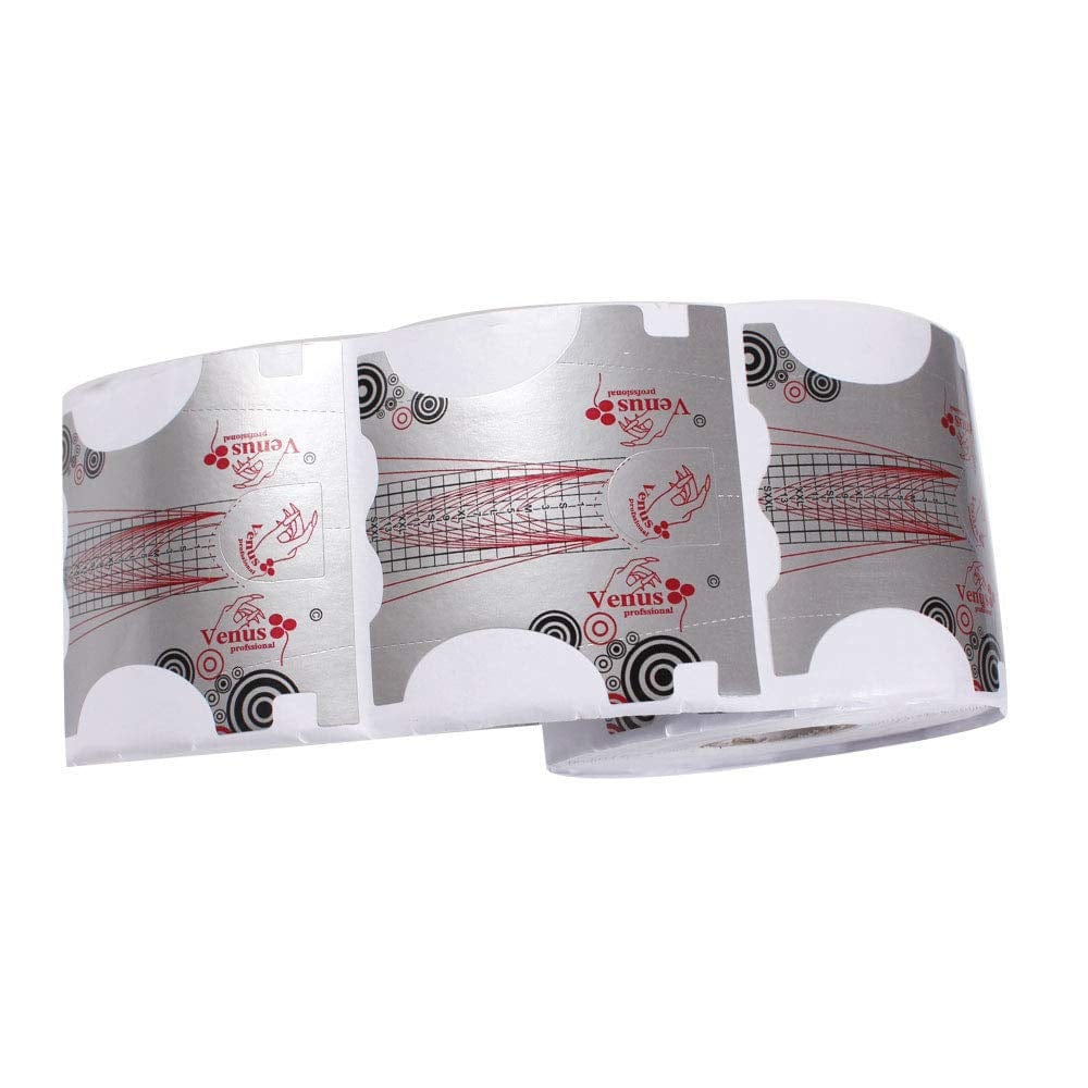 Yigo 500Pcs Nail Form, Nail Art Guide Stickers for Acrylic UV Gel Nail Tips Manicure Extension Tool (1 Roll / 500 PCS - Sliver) Health & Beauty > Personal Care > Cosmetics > Cosmetic Tools > Nail Tools yigo   