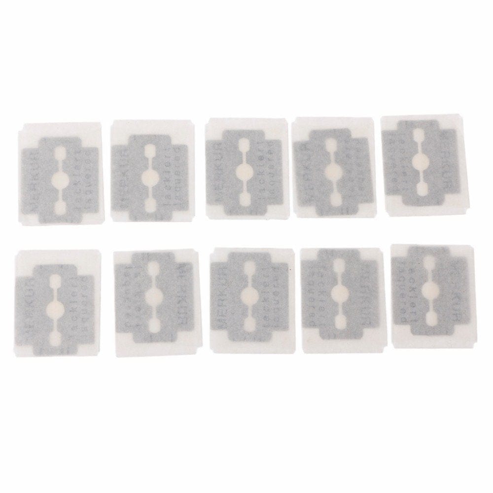 YIMART 100Pcs Stainless Steel Sharp Replacement Corn Blades for Foot Hard Dead Skin Remover Hand Foot File Foot Care Pedicure Machine (Stainless Steel Blade) Health & Beauty > Personal Care > Foot Care Yimart   
