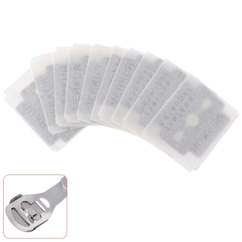 YIMART 100Pcs Stainless Steel Sharp Replacement Corn Blades for Foot Hard Dead Skin Remover Hand Foot File Foot Care Pedicure Machine (Stainless Steel Blade) Health & Beauty > Personal Care > Foot Care Yimart   