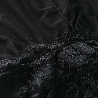 Yinggeli Womens plus Size Lingerie V Neck Lace Sexy Babydoll Sleepwear S-3XL Apparel & Accessories > Clothing > Underwear & Socks > Lingerie Kylie Max   