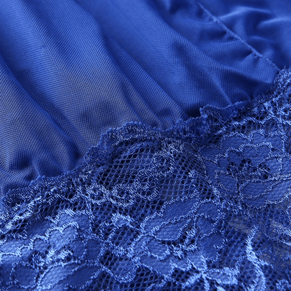 Yinggeli Womens plus Size Lingerie V Neck Lace Sexy Babydoll Sleepwear S-3XL Apparel & Accessories > Clothing > Underwear & Socks > Lingerie Kylie Max   