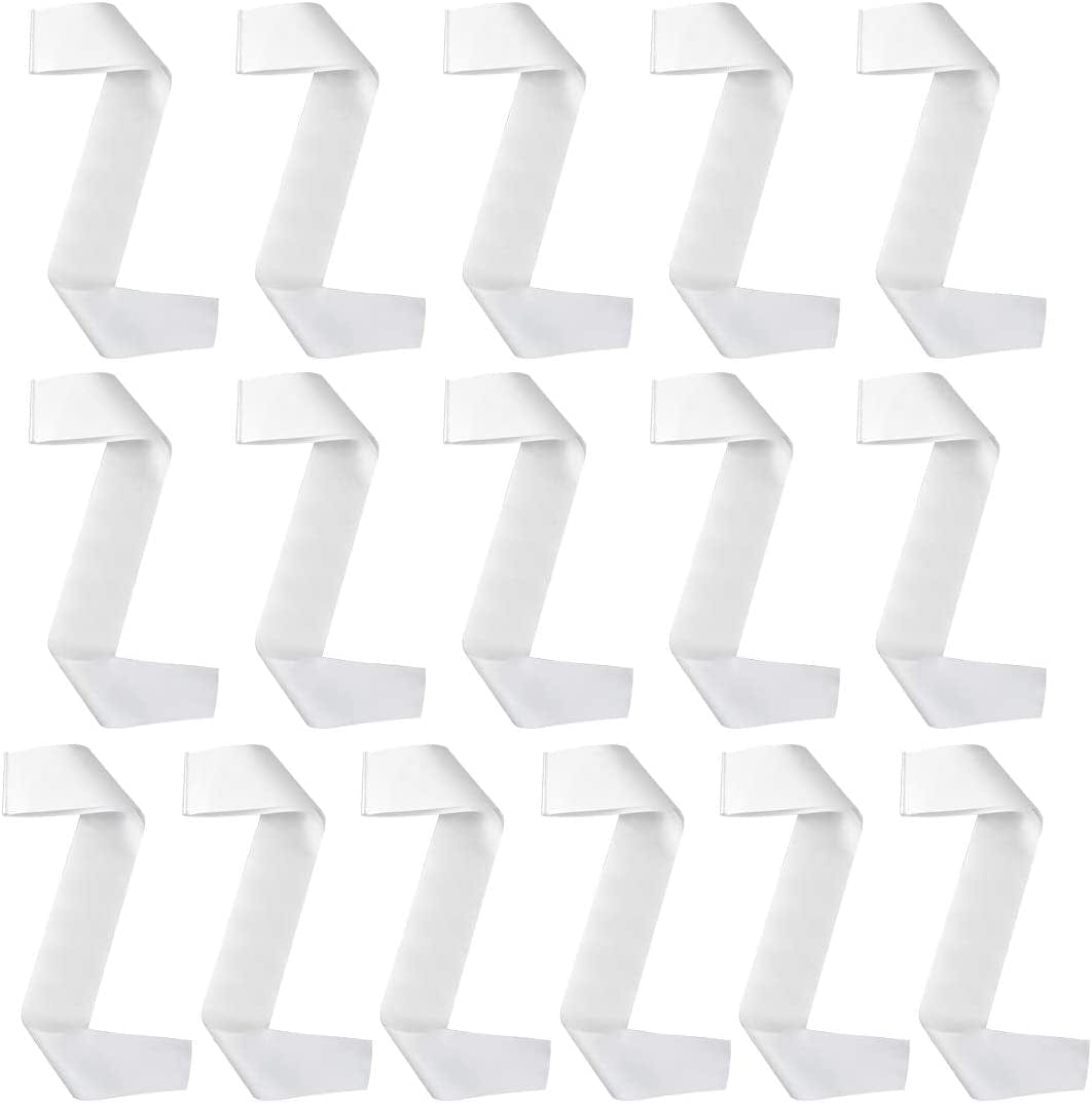 Yolyoo 16 Pack Blank Satin Sash Party Pageant Stain Sash DIY Plain Sash Party Accessory for Wedding, Beauty Pageant, Hen Party, White Apparel & Accessories > Clothing Accessories > Sashes Yolyoo   