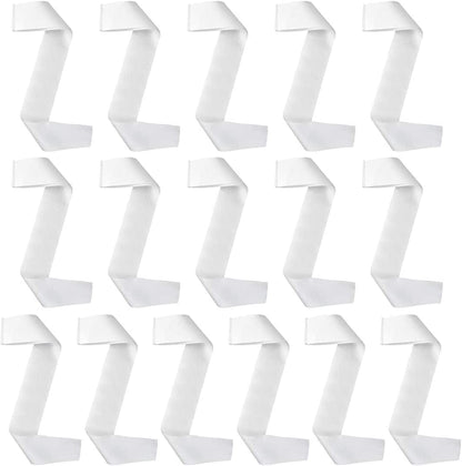 Yolyoo 16 Pack Blank Satin Sash Party Pageant Stain Sash DIY Plain Sash Party Accessory for Wedding, Beauty Pageant, Hen Party, White Apparel & Accessories > Clothing Accessories > Sashes Yolyoo   