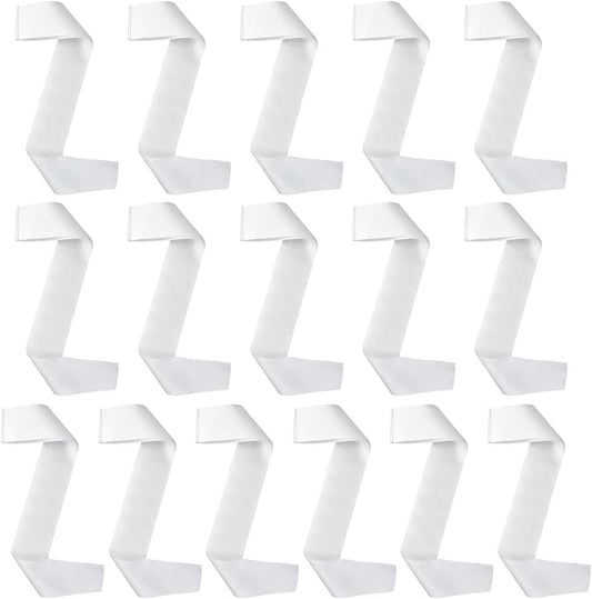 Yolyoo 16 Pack Blank Satin Sash Party Pageant Stain Sash DIY Plain Sash Party Accessory for Wedding, Beauty Pageant, Hen Party, White Apparel & Accessories > Clothing Accessories > Sashes Yolyoo   