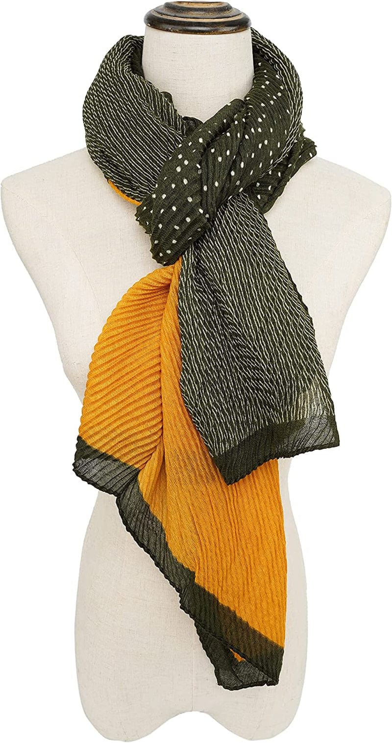 YOUR SMILE Ladies/Women'S Lightweight Floral Print/Solid Color Mixture Shawl Scarf for Spring Summer Season Apparel & Accessories > Clothing Accessories > Scarves & Shawls YOUR SMILE   