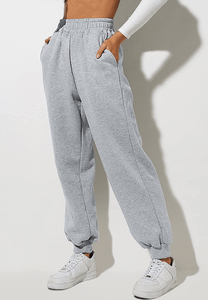 Yovela Womens High Waisted Baggy Sweatpants Comfy Cotton High Waist Jogger Pants Y2K Trendy Lounge Trousers with Pockets Apparel & Accessories > Clothing > Activewear Kylie Max   