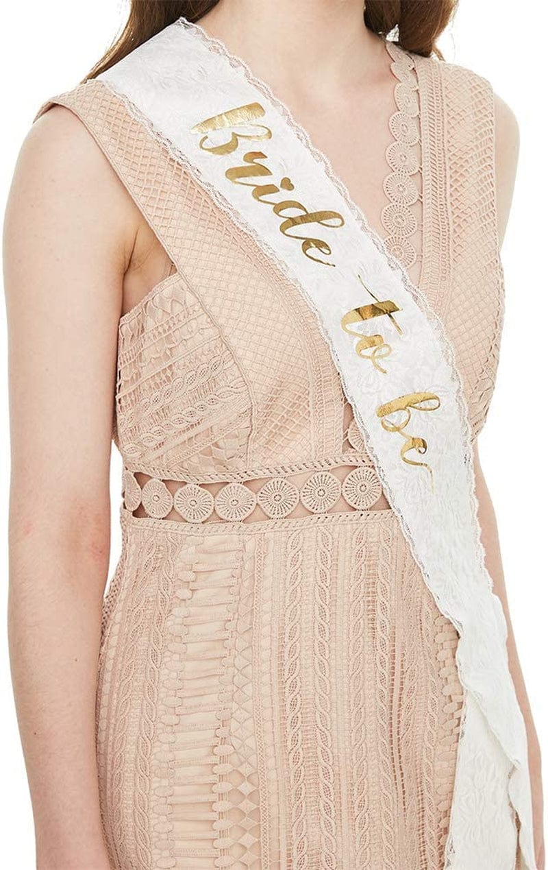 YULIPS Bride to Be Sash - Bachelorette Party Sash Bridal Shower Hen Party Wedding Decorations Party Favors Accessories Apparel & Accessories > Clothing Accessories > Sashes YULIPS   