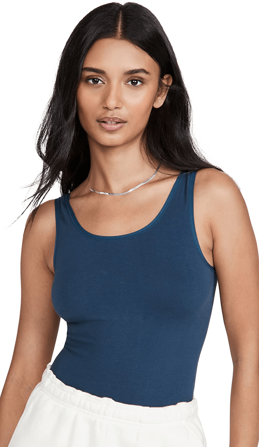 Yummie Women's Ruby Seamless Everyday Shaping Bodysuit Apparel & Accessories > Clothing > Underwear & Socks > Lingerie Yummie Moonlit Ocean Medium-Large 