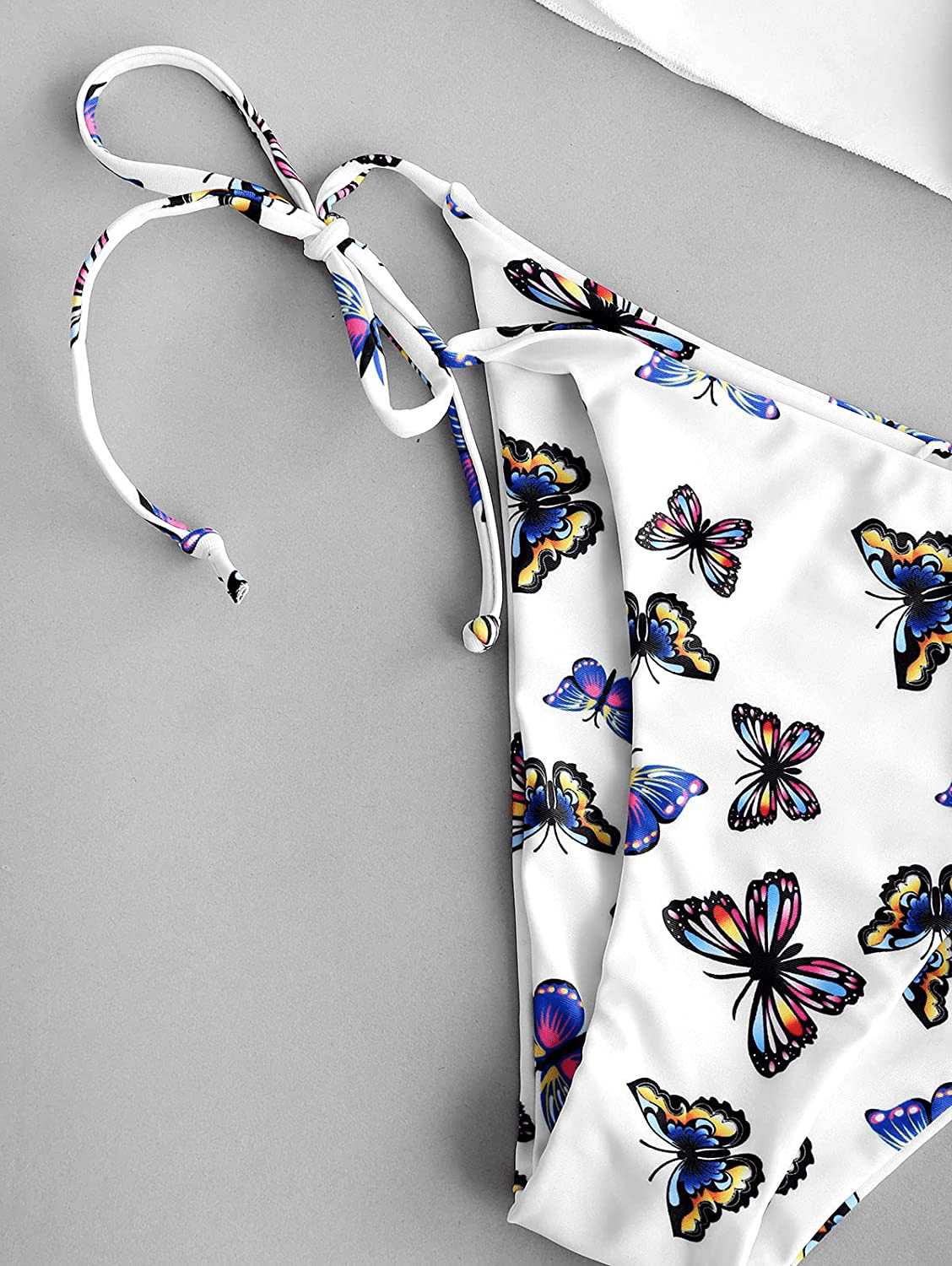 ZAFUL Swimsuits for Women Tie String Triangle Bikini Set Polka Dot Two Piece Bathing Suits  Kylie Max   