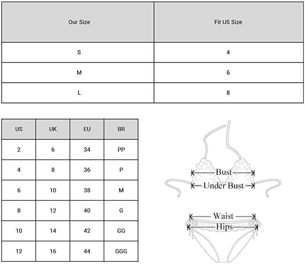 ZAFUL Swimsuits for Women Tie String Triangle Bikini Set Polka Dot Two Piece Bathing Suits  Kylie Max   