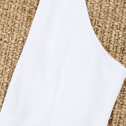 ZAFUL Women'S Sexy Plunging Neck Solid Color One Piece Swimwear Apparel & Accessories > Clothing > Swimwear Kylie Max   