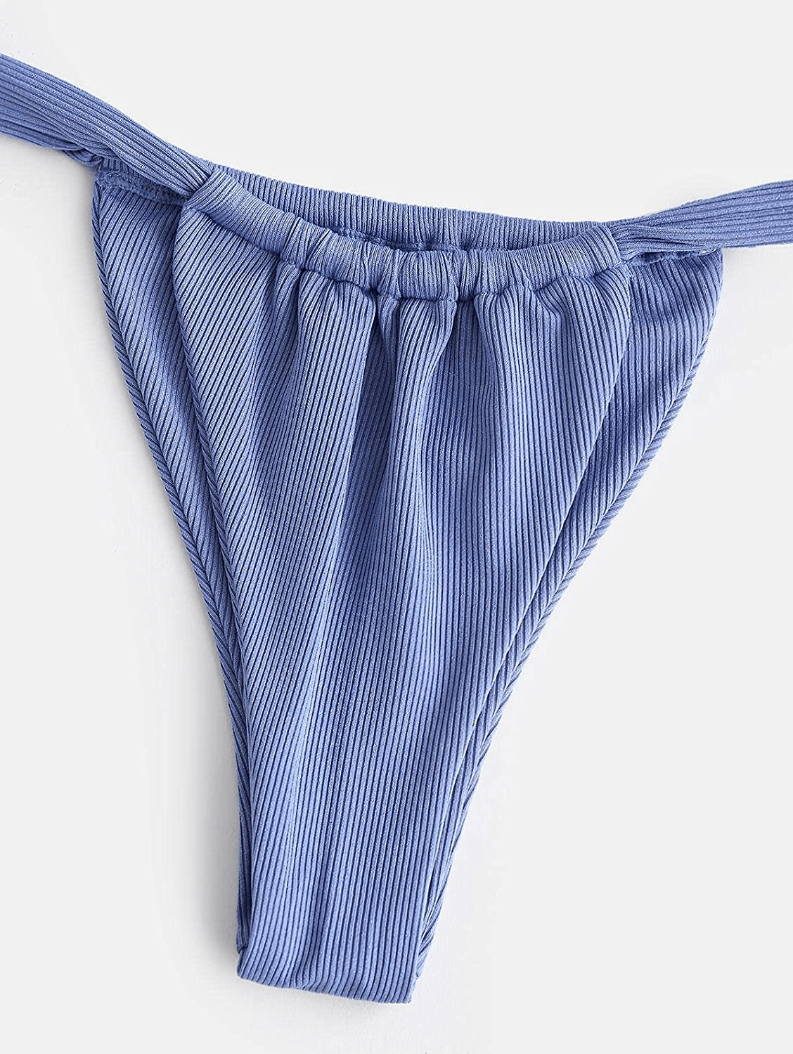 ZAFUL Women's Sexy Push-up Bandage Bikini Criss Cross Swimsuits Cheeky Two Pieces Swimwear Apparel & Accessories > Clothing > Swimwear ZAFUL   