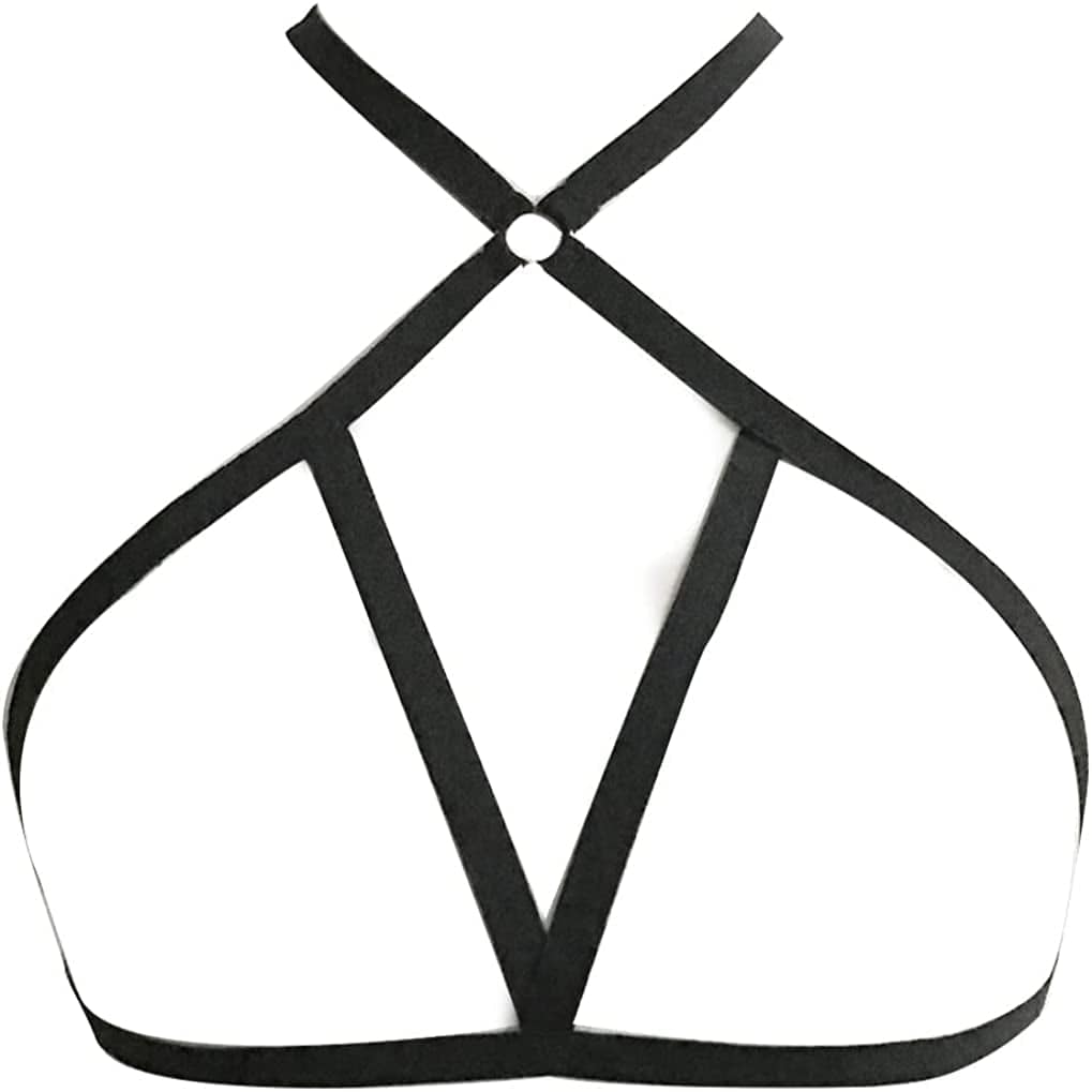 Zehope Black Bra Body Chain Belt Elastic Bra Body Chain Sexy Black Body Chain Belt Jewelry for Women and Girls… Apparel & Accessories > Jewelry > Body Jewelry Zehope A  