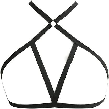 Zehope Black Bra Body Chain Belt Elastic Bra Body Chain Sexy Black Body Chain Belt Jewelry for Women and Girls… Apparel & Accessories > Jewelry > Body Jewelry Zehope A  