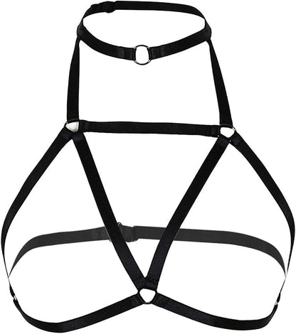 Zehope Black Bra Body Chain Belt Elastic Bra Body Chain Sexy Black Body Chain Belt Jewelry for Women and Girls… Apparel & Accessories > Jewelry > Body Jewelry Zehope B  
